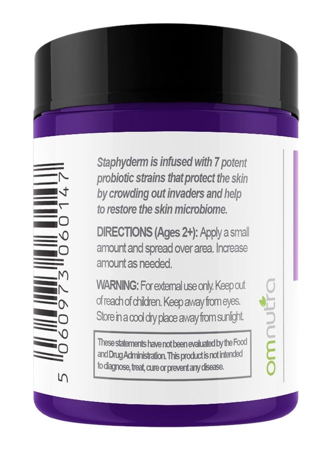 OmNutra Staphyderm Non Antibiotic Ointment - 4OZ All Natural Topical Probiotic Lotion New Skin Therapy Cream For Dry Itchy Skin Organic Based Topical Probiotics for Skin Care - Image 5